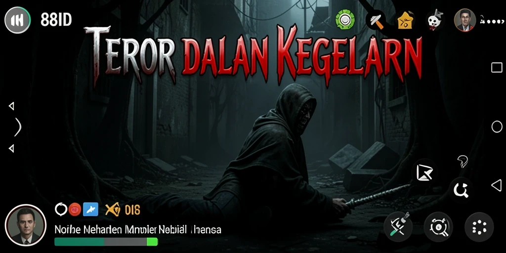 Gameplay menegangkan di 88ID dengan suasana horor yang mencekam.