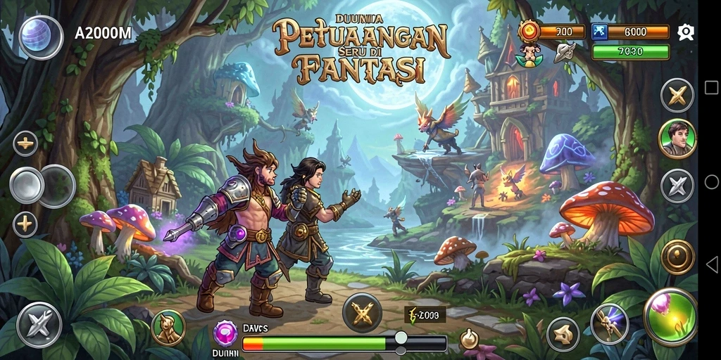 Tampilan menarik dari gameplay A200M yang penuh petualangan.