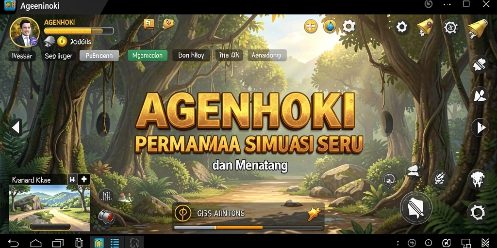 Tampilan gameplay AGENHOKI yang seru dan interaktif.