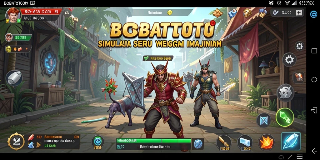 Tangkapan layar menunjukkan gameplay menarik di BOBATOTO.