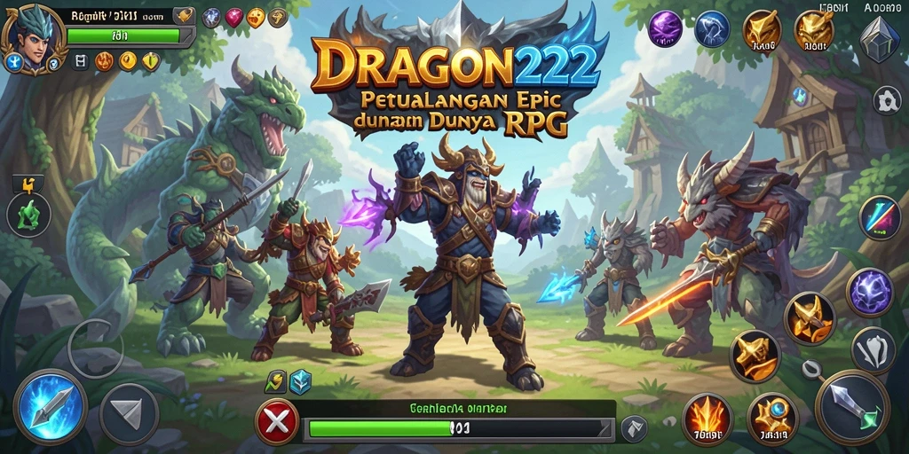 Tampilan gameplay <strong>DRAGON222</strong> yang menakjubkan di dunia RPG.