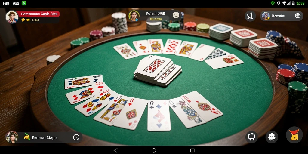 Tampilan gameplay H89 yang menarik dan interaktif dalam permainan Gaple.