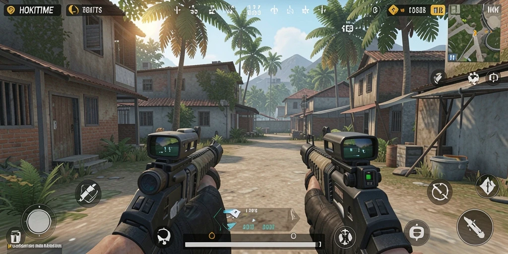 Gameplay HOKITIME yang mendebarkan dan penuh aksi.