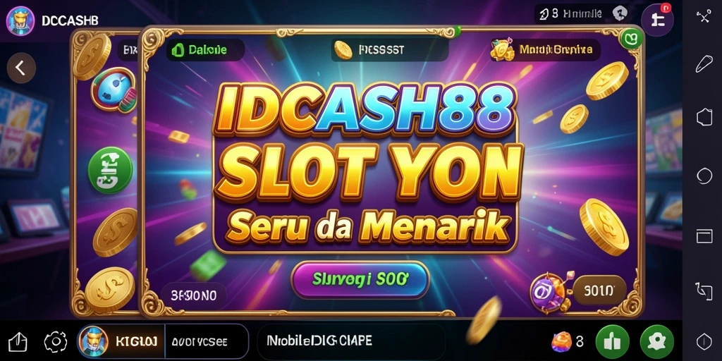 Tangkapan layar IDCASH88 menampilkan gameplay slot yang menarik dan seru.