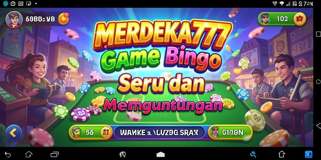Screenshot gameplay MERDEKA777 yang menampilkan aksi Bingo seru.