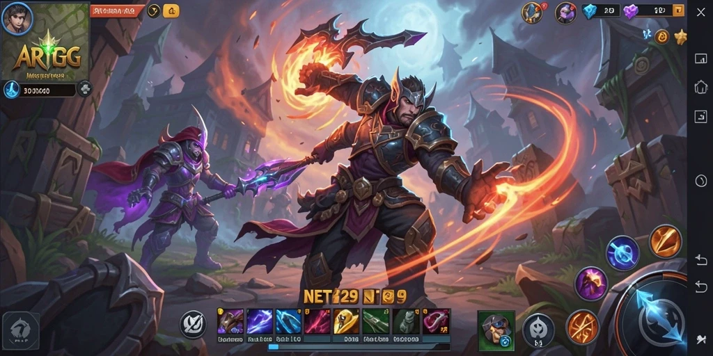 Tampilan gameplay NET29 yang memukau dalam aksi ARPG yang epik.