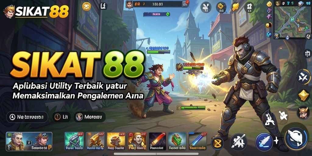 Tampilan antarmuka SIKAT88 yang modern dan intuitif.