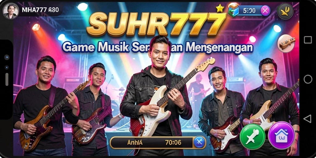 Tampilan gameplay seru di SUHU777 dengan musik yang menggugah semangat.