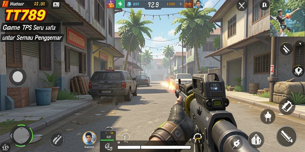 Screenshot gameplay TT789 menampilkan aksi seru dalam game TPS.